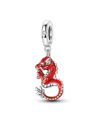 Roter Drache Charm