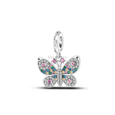 Schmetterling mit Ziersteinen Charm