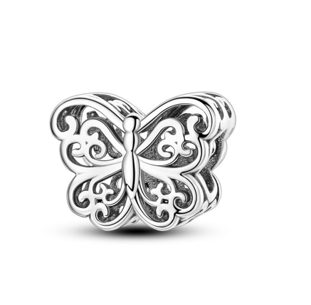 Silberner Schmetterling Charm