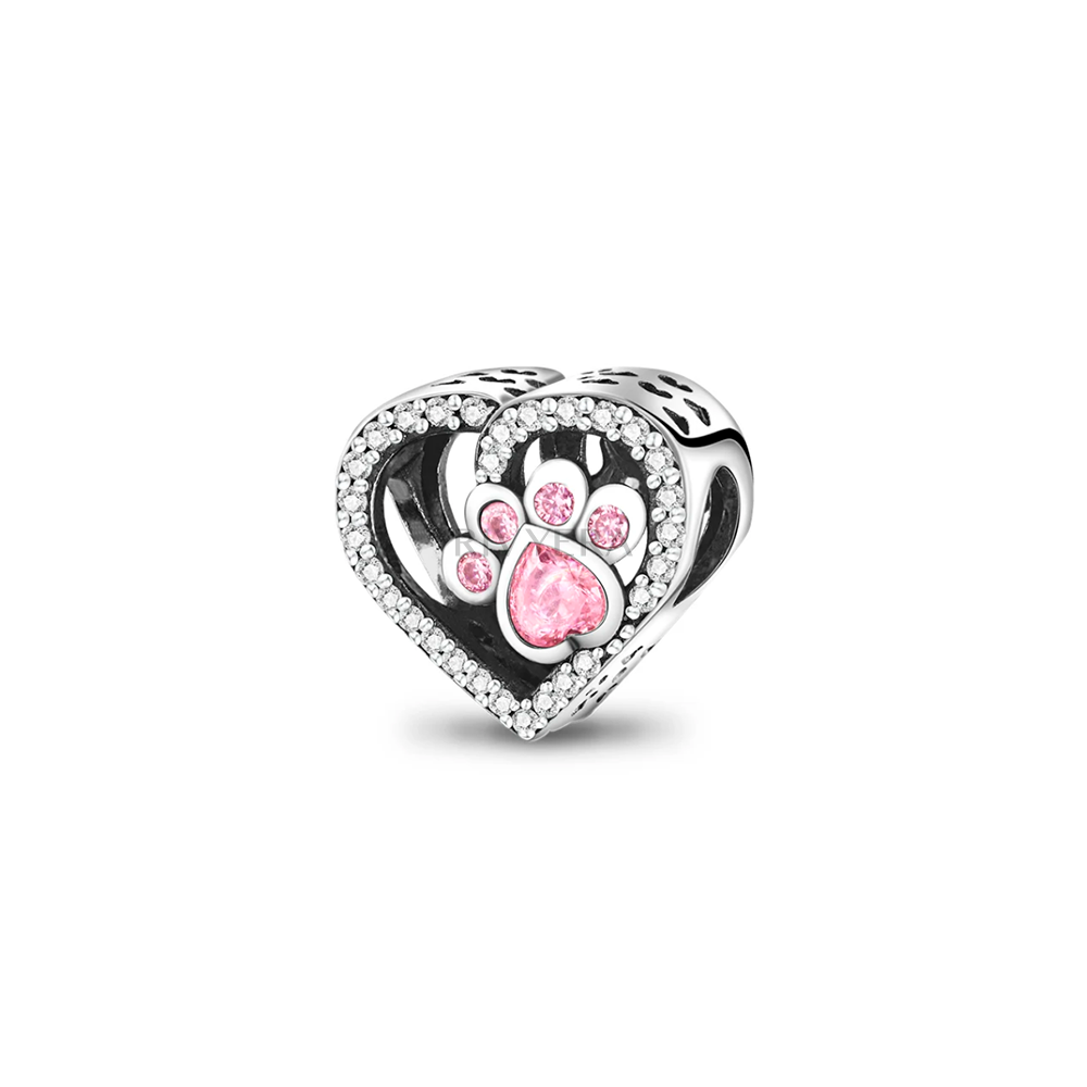 Rosa Haustier Charm