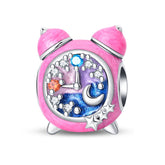 Rosa Uhr Charm