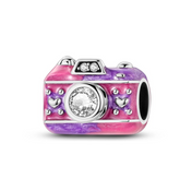 Rosa Kamera Charm