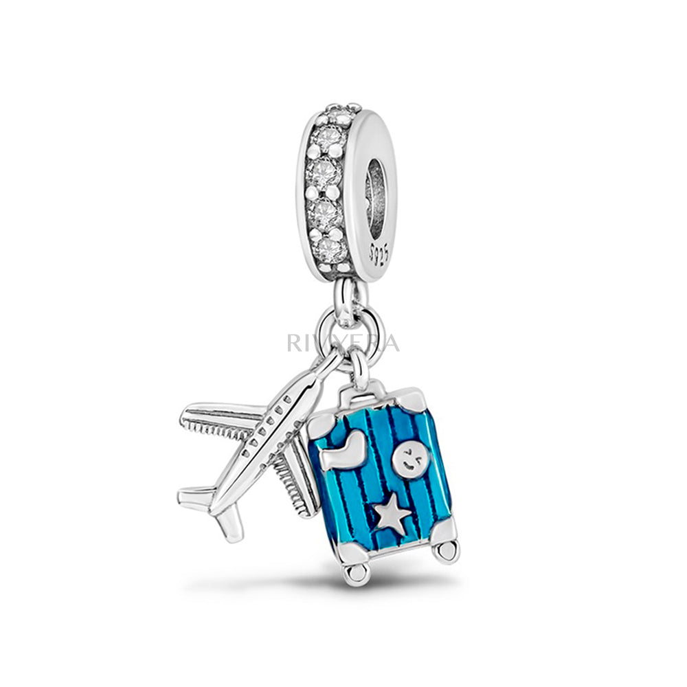 Blaue Reise Charm