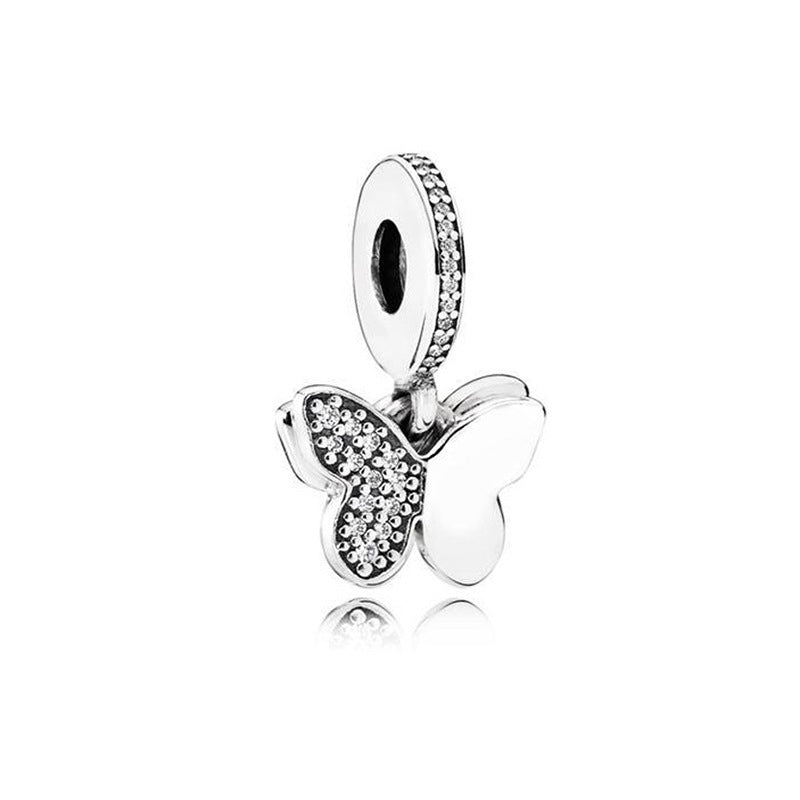Silberner Schmetterling Charm