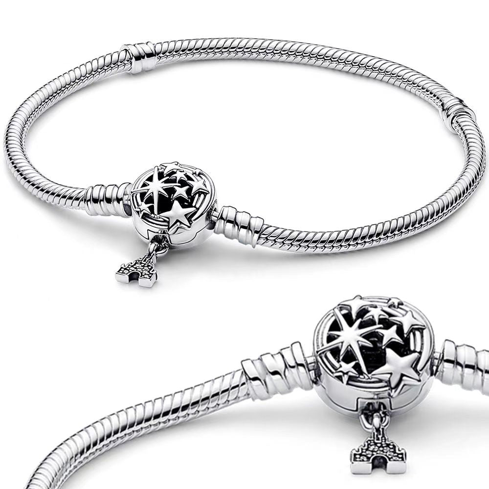 Silberne Galaxie Armband